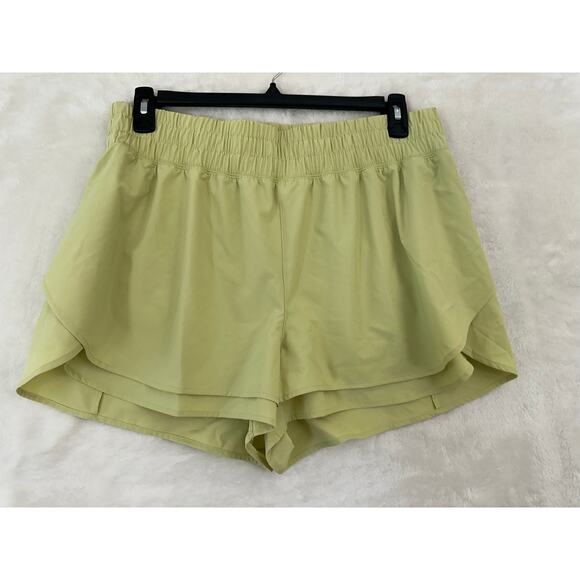 NWT Calia Green Hi Rise Step Up Shorts XL Athletic Performance - Picture 1 of 7